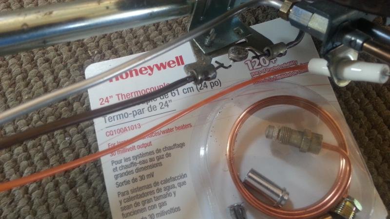 THERMOCOUPLE - Kit - Pour chauffe-eau gaz